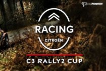 Een Citroën C3 Rally2 Cup in het kader van verschillende BRC-manches in 2023