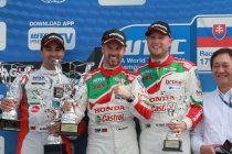Slovakiaring: Tiago Monteiro voorbij Mehdi Bennani naar tweede seizoenszege voor Honda