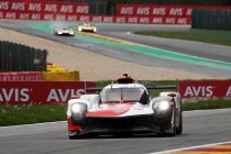 6H Spa: Toyota boven op een natte baan tijdens FP3