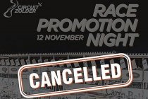 Race Promotion Night gaat niet door