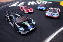 Ford neemt afscheid van Le Mans met 'feestelijke' livery's