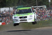 Tommy Rustad in EK RallycrossRX met VW Polo SuperCar van Marklund Motorsport