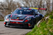 Porsche 992 Rally GT richting de proeven van de Rallye Rhône-Charbonnières en de Rallye de Wallonie