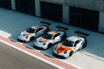 Retro getint kleurenschema voor GPX Racing Porsches