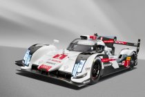 Kleurenschema Audi R18 e-tron quattro voorgesteld in straten van Le Mans