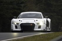 Vier Audi R8 LMS GT3's aan de start van 24u Spa & Nürburgring