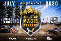 Thierry Neuville en Enzo Ide present bij All-Star Magic Weekend in Höljes