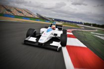 Formule E: Di Grassi geeft demo in de straten van Los Angeles