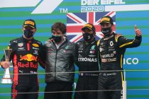 GP Eifel: Hamilton wint, Ricciardo derde