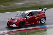 Mettet: Philippe Ménage aan het stuur van de Alfa Romeo Giulietta