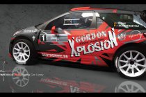 François Duval aan de start van de Rallye de Wallonie