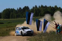 Ott Tänak verliest stuur bij M-Sport