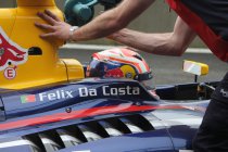 Sébastien Buemi en Antonio Félix da Costa opgenomen in Red Bull F1 team