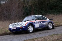 Tom Boonen heeft zijn eerste meters  met de BMA Porsche 911 gereden