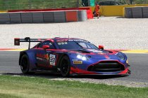 Max Verstappen reed met de Aston Martin Vantage GT3 op het circuit van Spa