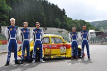Het VW-sterrenteam klaar voor de 25 Uren VW Fun Cup