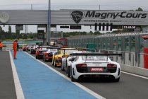 Magny-Cours: Overwinning van de Saintéloc Audi R8 LMS ultra - opgave voor de WRT Audi