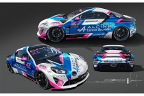 Ugo de Wilde aan de start van de Alpine Elf Europa Cup met Herrero Racing