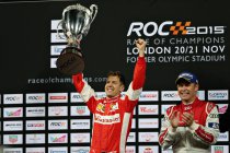 Sebastian Vettel wint de Race of Champions