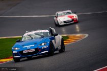 Cédric Wauters, winnende debutant in de Mazda MX-5 Cup
