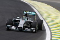Brazilië: Vrije trainingen: Rosberg sneller dan Hamilton