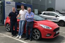 Zolder Superprix: Ford Van den Bossche met Kenny Herremans aan de start in Ford Fiesta Sprint Cup