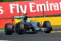 België: Hamilton wint zonder problemen - Grosjean pakt podium in eindfase