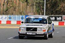 Marc Duez met Volvo 240 turbo Groep A in Belcar Historic Cup