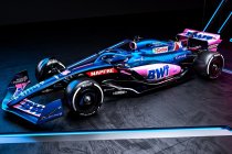 Alpine F1 kleurt roze