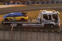 Corvette #63 tot opgave gedwongen na crash tijdens de kwalificatie