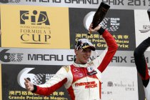 F3 Macau:Alex Lynn wint na de kwalificatierace ook de hoofdrace