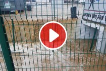Video: Tunnels Spa-Francorchamps volledig onder water gelopen