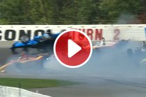 Video: Spectaculaire crash in openingsronde IndyCar-manche Pocono